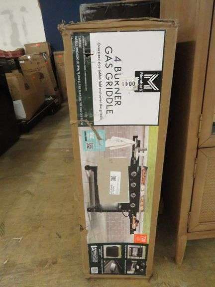 * Four Burner Gas Griddle