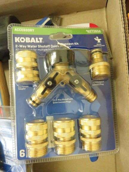 Two Way Water Shut Off Kit, Pipe Cutters, LVP Knife, Mallet