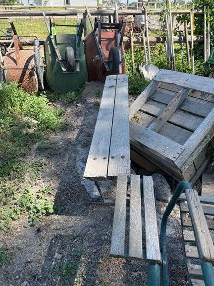 Bench and 2) Long Benches