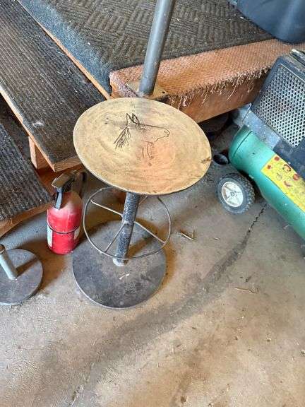 Metal Horse Stool