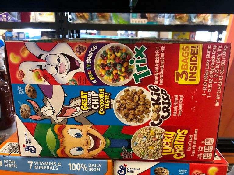 2) General Mills Cereal Variety Pack, Kellogg's Frosted Mini Wheats 2pk