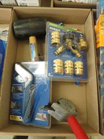 Two Way Water Shut Off Kit, Pipe Cutters, LVP Knife, Mallet