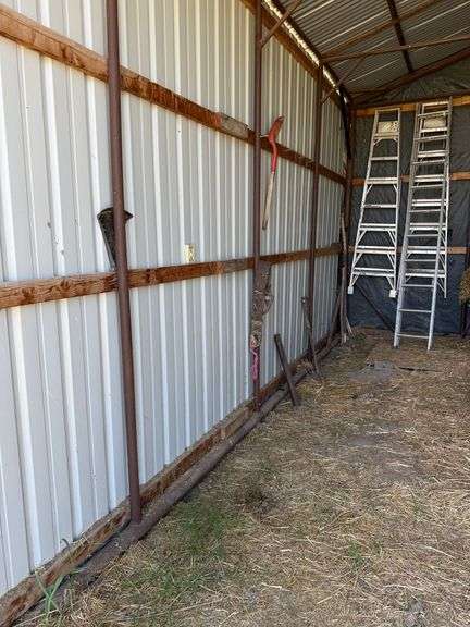 2) Ladders, Shovel