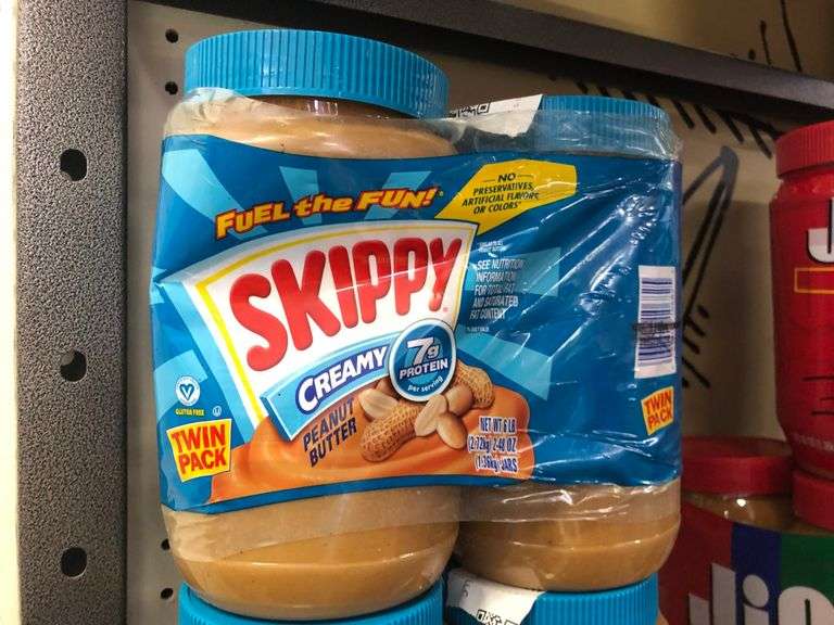 2) Skippy Creamy Peanut Butter 2pk