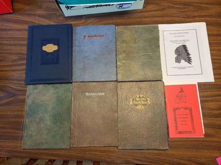 Early 1920s Pocatellian Yearbooks (1924, 1921, 1920, 1922, 1923), 1951 Class Reunion Books,
