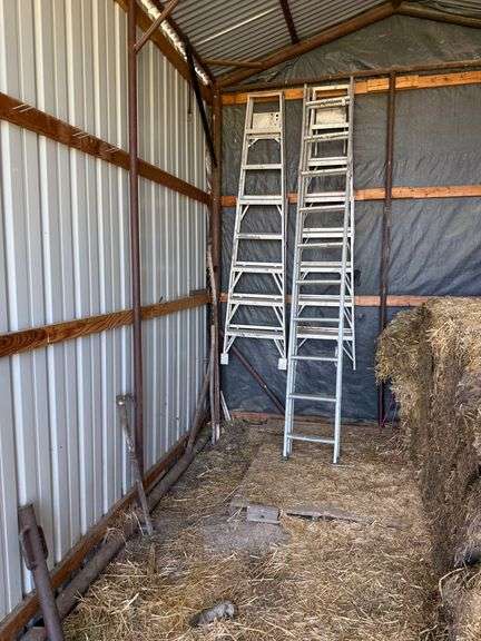 2) Ladders, Shovel