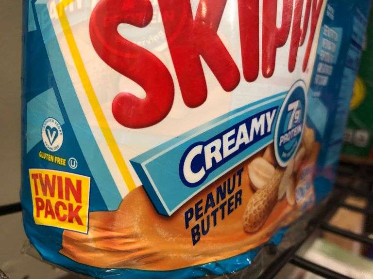 2) Skippy Creamy Peanut Butter 2pk