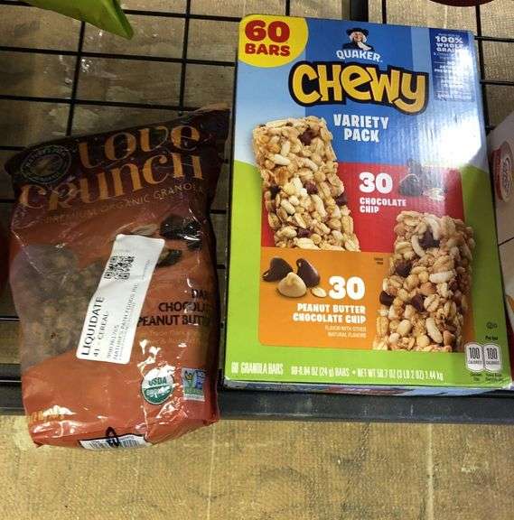 Chewy Granola Bar Variety Pack, Love Crunch Organic Granola