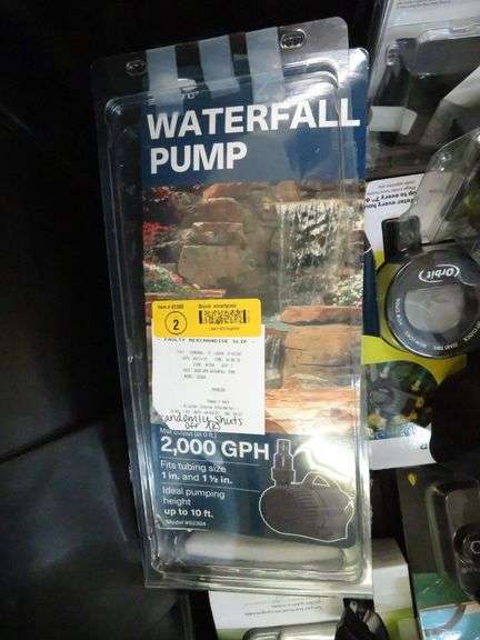 Water Timers, Waterfall Pump
