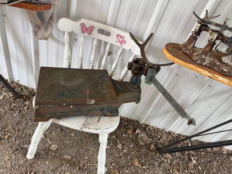 2) Antique Scales, Chair