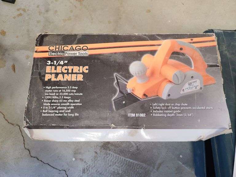 Chicago Electric 3 1/4" Planer
