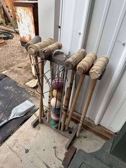 Vintage Croquet Set