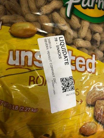 3) Hampton Farms Unsalted Peanuts