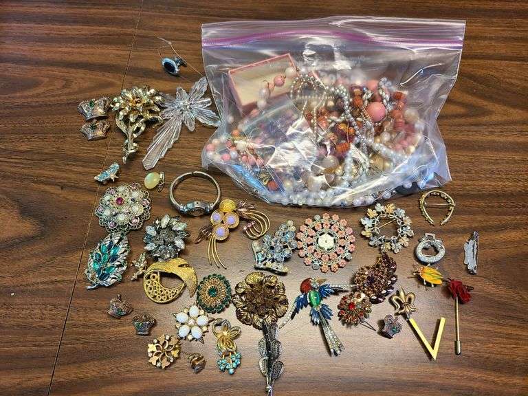 Pins, Watch, Necklaces