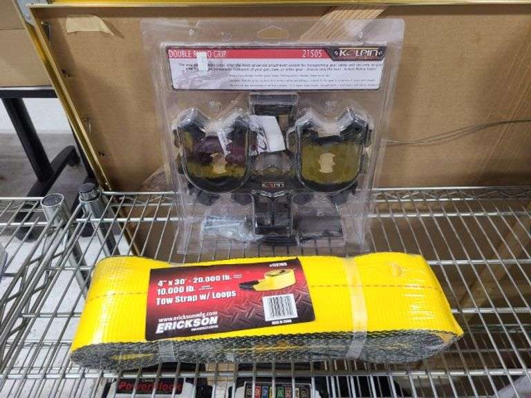 10,000 lb Tow Strap w/Loops NEW, Double Rhino Grip NEW