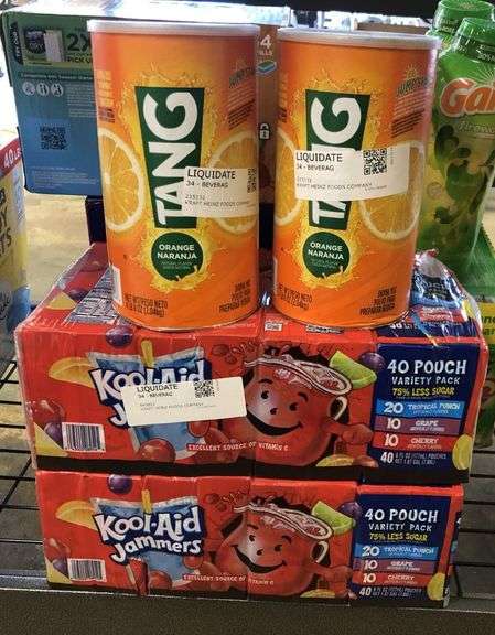 2) Tang Drink Mix, 2) Kool-Aid Jammers Variety Pack