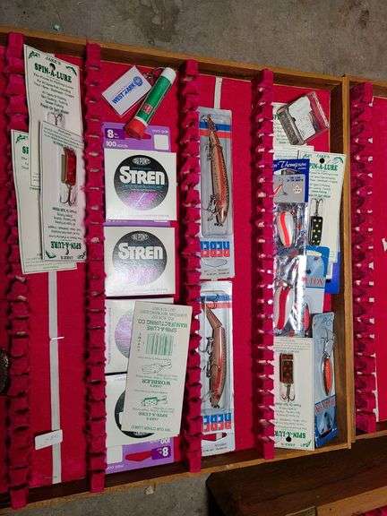 Assorted Fishing Lures and Accessories
