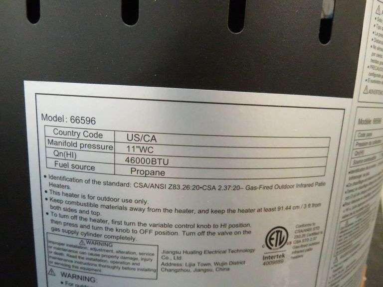 Patio Heater Parts
