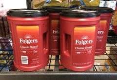 4) Folgers Classic Roast Ground Coffee