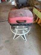 Table BBQ and Small Patio Side Table