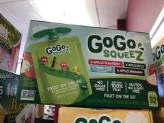 3) GoGo Squeez Fruit And Veggies, GoGo Squeez Fruit On The Go