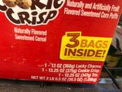 2) General Mills Cereal Variety Pack, Kellogg's Frosted Mini Wheats 2pk