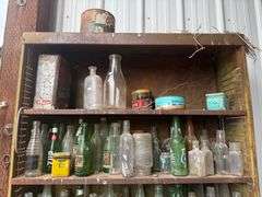 Large Collection of Glass Bottles