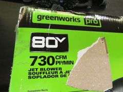 Greenworks Blower W/ Battery and Charger