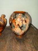 2) 1920's Brushed McCoy Vases