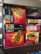 2) Kind Chewy Bars, Atkins Chocolate Peanut Butter Bars
