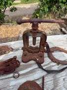 Rustic Cast Iron and Metal Collectibles