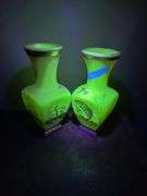 2) Fenton Leaping Trout Vases