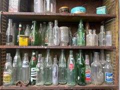 Large Collection of Glass Bottles