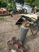 Metal Sprayer Tank, Tin Can Caddy