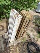2) Ornate Cast Iron Steam Radiators