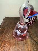 Koi Fish Fairy Lamp, Fenton Hand Painted Glass Pitcher, Fenton Stars and Stripes Basket, Fenton "Swa