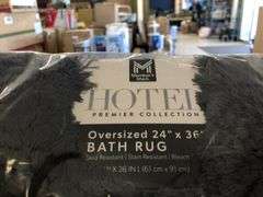 2) Hotel Premier Oversized Bath Rug