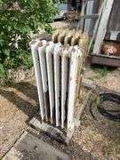 2) Ornate Cast Iron Steam Radiators