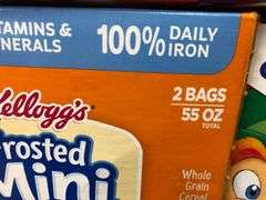 2) General Mills Cereal Variety Pack, Kellogg's Frosted Mini Wheats 2pk