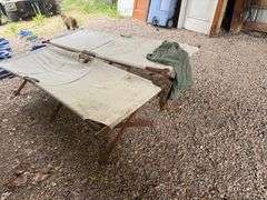 2) Canvas Cots