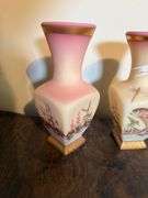 2) Fenton Leaping Trout Vases