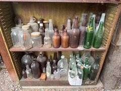 Large Collection of Glass Bottles