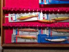 Assorted Fishing Lures and Accessories