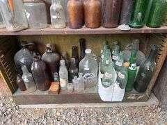 Large Collection of Glass Bottles