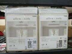 2) Allen + Roth Aurelis Three Light Pendant