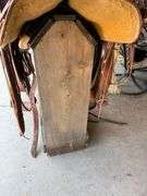 Wood Saddle Stand