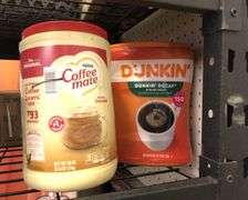 Dunkin' Decaf Medium Roast Ground Coffee ,Coffee Mate Creamer
