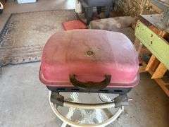 Table BBQ and Small Patio Side Table