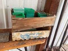 Wooden Ironing Board, Minnesota License Plate, Fruit Crates