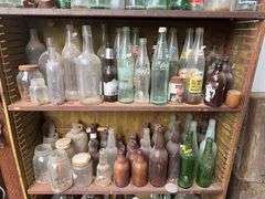 Large Collection of Glass Bottles
